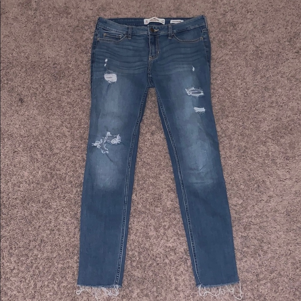 Skinny jeans, low rise